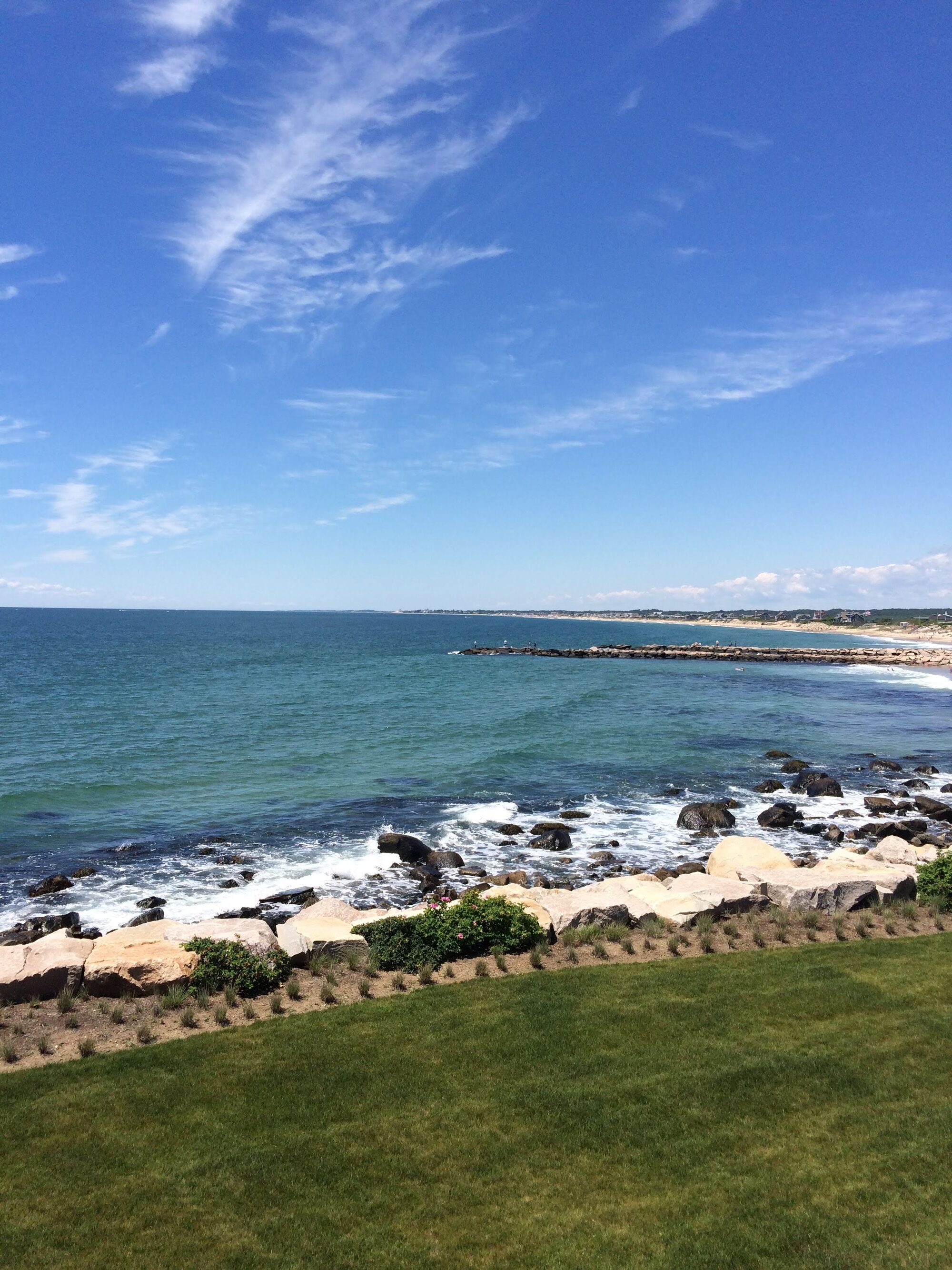 Coastal overlook near Westerly, Rhode Island